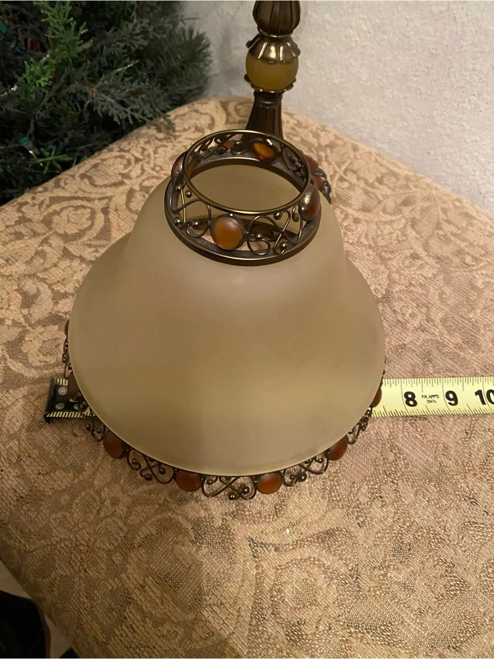 PartyLite Vintage Paris Retro Lamp Votive Tea Light Holder